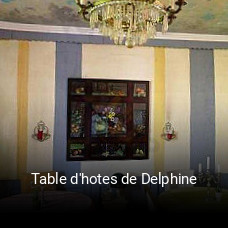 Table d'hotes de Delphine réservation de table