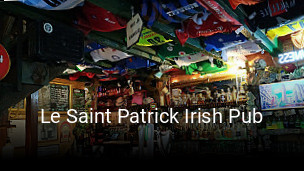 Le Saint Patrick Irish Pub réservation