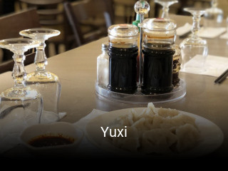 Réserver une table chez Yuxi maintenant