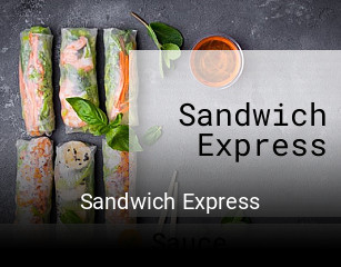 Sandwich Express réservation de table