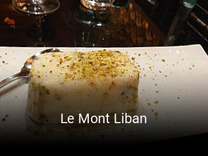 Réserver une table chez Le Mont Liban maintenant