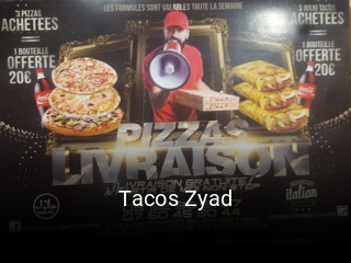 Tacos Zyad réservation en ligne