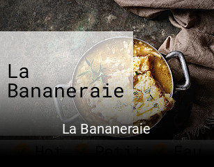La Bananeraie réservation de table
