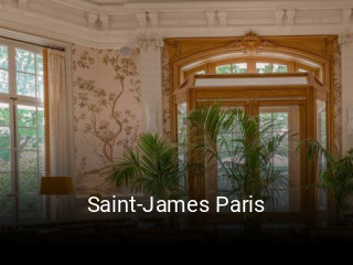 Saint-James Paris réservation en ligne