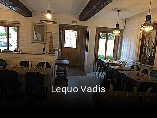 Lequo Vadis réservation