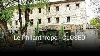 Le Philanthrope - CLOSED réservation de table