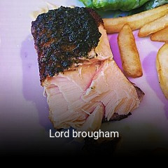 Réserver une table chez Lord brougham maintenant