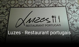 Luzes - Restaurant portugais réservation