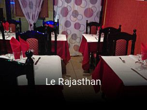 Réserver une table chez Le Rajasthan maintenant