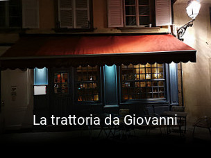 Réserver une table chez La trattoria da Giovanni maintenant