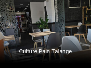 Culture Pain Talange réservation de table
