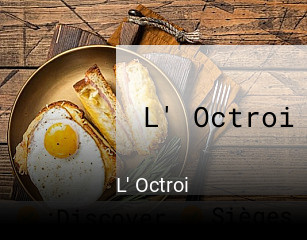 L' Octroi réservation