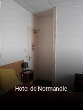 Hotel de Normandie réservation de table