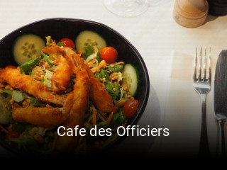 Réserver une table chez Cafe des Officiers maintenant