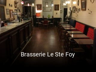 Brasserie Le Ste Foy réservation