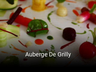 Réserver une table chez Auberge De Grilly maintenant