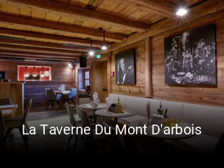 La Taverne Du Mont D'arbois réservation de table