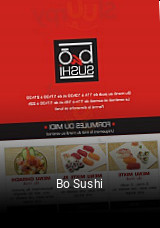 Bo Sushi réservation en ligne