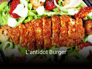 L'antidot Burger réservation en ligne