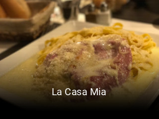 Réserver une table chez La Casa Mia maintenant