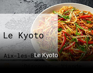 Le Kyoto réservation en ligne