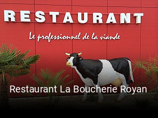 Restaurant La Boucherie Royan réservation de table
