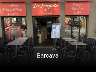 Réserver une table chez Barcava maintenant