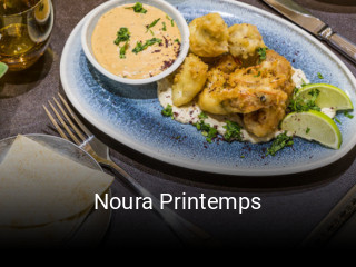 Noura Printemps réservation de table
