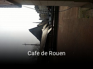 Cafe de Rouen réservation de table