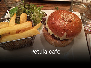 Petula cafe réservation de table