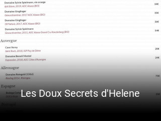 Les Doux Secrets d'Helene réservation