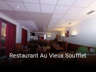 Restaurant Au Vieux Soufflet réservation de table
