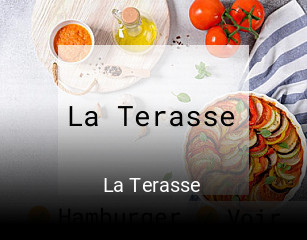 La Terasse réservation de table