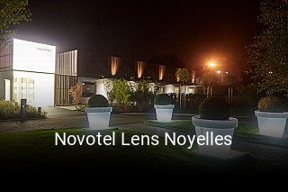 Novotel Lens Noyelles réservation de table