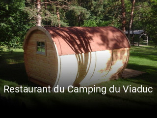 Restaurant du Camping du Viaduc réservation de table