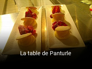 La table de Panturle réservation de table