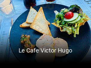 Le Cafe Victor Hugo réservation de table