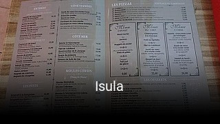 Isula réservation de table