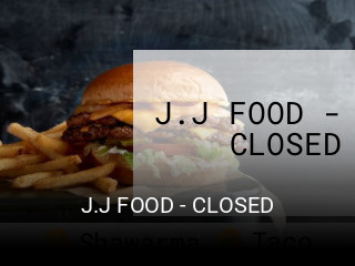J.J FOOD - CLOSED réservation en ligne