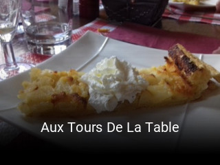 Aux Tours De La Table réservation