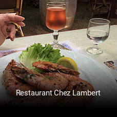 Restaurant Chez Lambert réservation en ligne