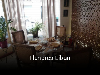 Flandres Liban réservation en ligne