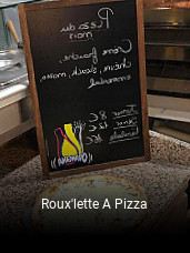 Roux'lette A Pizza réservation de table
