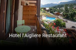 Hotel l'Aigliere Restaurant réservation en ligne