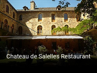 Chateau de Salelles Restaurant réservation en ligne