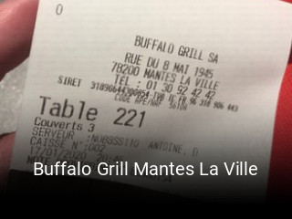 Réserver une table chez Buffalo Grill Mantes La Ville maintenant