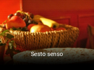 Réserver une table chez Sesto senso maintenant