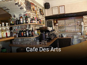 Cafe Des Arts réservation de table