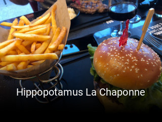 Hippopotamus La Chaponne réservation de table