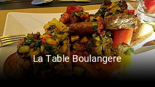 La Table Boulangere réservation de table